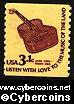 Scott 1613 mint 3.1c -  Guitar (1979)