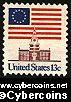Scott 1622C mint 13c -  Flag & Independence Hall (1981)