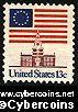 Scott 1622C mint 13c -  Flag & Independence Hall (1981)
