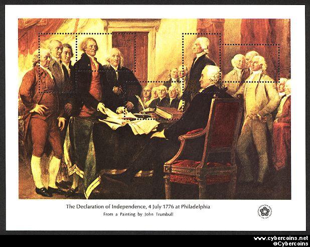 Scott 1687 mint 18c -  Declaration of Independence