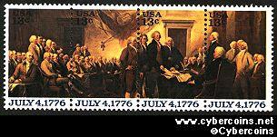 Scott 1691-94 mint 13c -  Declartation of Independence