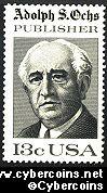 Scott 1700 mint sheet 13c (32) -  Adolph S. Ochs