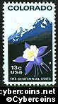 Scott 1711 mint sheet 13c (50) -  Colorado Statehood Centennial