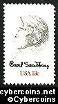 Scott 1731 mint sheet 13c (50) -  Carl Sandburg