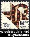 Scott 1745 mint 13c -  Quilts - Flowers