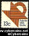 Scott 1747 mint 13c -  Quilts - Stripes