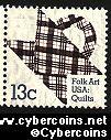 Scott 1748 mint 13c -  Quilts - Plaid
