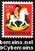Scott 1769 mint 15c -  Hobby Horse, Christmas