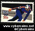 Scott 1795 mint 15c -  Winter Olympics - Skater