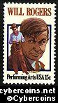 Scott 1801 mint sheet 15c (50) -  Will Rogers