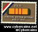 Scott 1802 mint sheet 15c (50) -  Vietnam Veterans