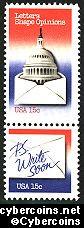 Scott 1809-10 mint 15c -  "Letters Shape Opinions" & "P.S. Write Soon"