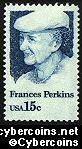 Scott 1821 mint 15c -  Frances Perkins