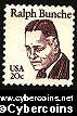 Scott 1860 mint 20c -  Ralph Bunche (1982)