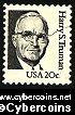 Scott 1862 mint 20c -  Harry Truman (1984)