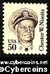 Scott 1869 mint 50c -  Chester Nimitz (1985)