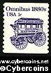 Scott 1897 mint 1c -  Transportation Coils - Omnibus (1983)