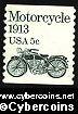 Scott 1899 mint 5c -  Transportation Coils - Motorcycle (1983)
