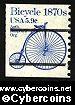 Scott 1901A mint 5.9c -  Transportation Coils - Bicycle (1982) Precancelled