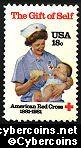 Scott 1910 mint 18c -  American Red Cross