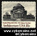 Scott 1928 mint 18c -  American Architecture - NY Univ. Library
