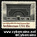Scott 1931 mint 18c -  American Architecture - National Farmers Bank