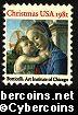 Scott 1939 mint (20c) -  Madonna & Child