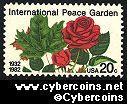 Scott 2014 mint sheet 20c (50) -  International Peace Garden