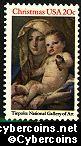 Scott 2026 mint 20c -  Madonna & Child, Christmas