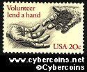 Scott 2039 mint sheet 20c (50) -  Vounteerism
