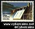 Scott 2042 mint sheet 20c (50) -  Tennessee Valley Authority