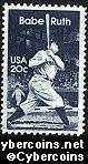 Scott 2046 mint sheet 20c (50) -  Babe Ruth