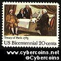Scott 2052 mint 20c -  Treaty of Paris