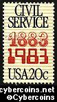 Scott 2053 mint 20c -  Civil Service