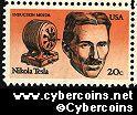 Scott 2057 mint 20c - Inventors - Nikola Tesla