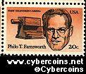 Scott 2058 mint 20c - Inventors - Philo T. Farnsworth