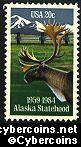 Scott 2066 mint 20c - Alaska Statehood