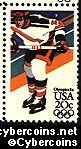 Scott 2070 mint 20c - Winter Olympics - Hockey