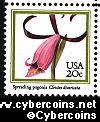 Scott 2078 mint 20c - Orchids - Spreading Pogonia
