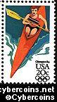 Scott 2085 mint 20c - Olympics - Women's Kayaking