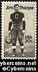 Scott 2089 mint sheet 20c (50) - Jim Thorpe