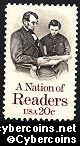 Scott 2106 mint sheet 20c (50) - A Nation of Readers