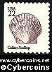 Scott 2120 mint 22c - Shells - Calico Scallop