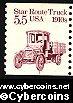 Scott 2125 mint 5.5c - Star Route Truck (1986)