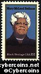 Scott 2137 mint 22c - Mary Bethune