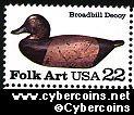 Scott 2138 mint 22c - Duck Decoys - Broadbill