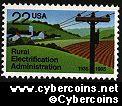 Scott 2144 mint sheet 22c (50) - Rural Electricity