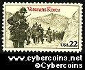 Scott 2152 mint 22c - Korean War Veterans