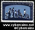 Scott 2153 mint sheet 22c (50) - Social Security Act