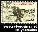 Scott 2154 mint sheet 22c (50) - World War I  Veterans